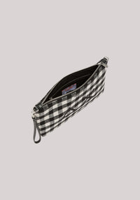 POCHETTE DONNA TARTAN NERO