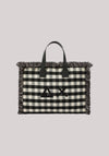 BORSA DONNA CALI MIDI TARTAN NERO