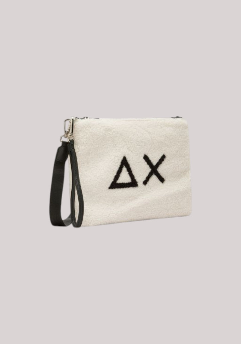 POCHETTE DONNA TEDDY BIANCO PANNA