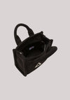 BORSA DONNA MIDI IN TEDDY NERO
