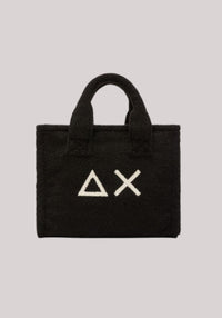 BORSA DONNA MIDI IN TEDDY NERO