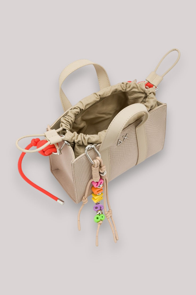 BORSA DONNA MINI BAG EVERYDAY SABBIA - Linassi