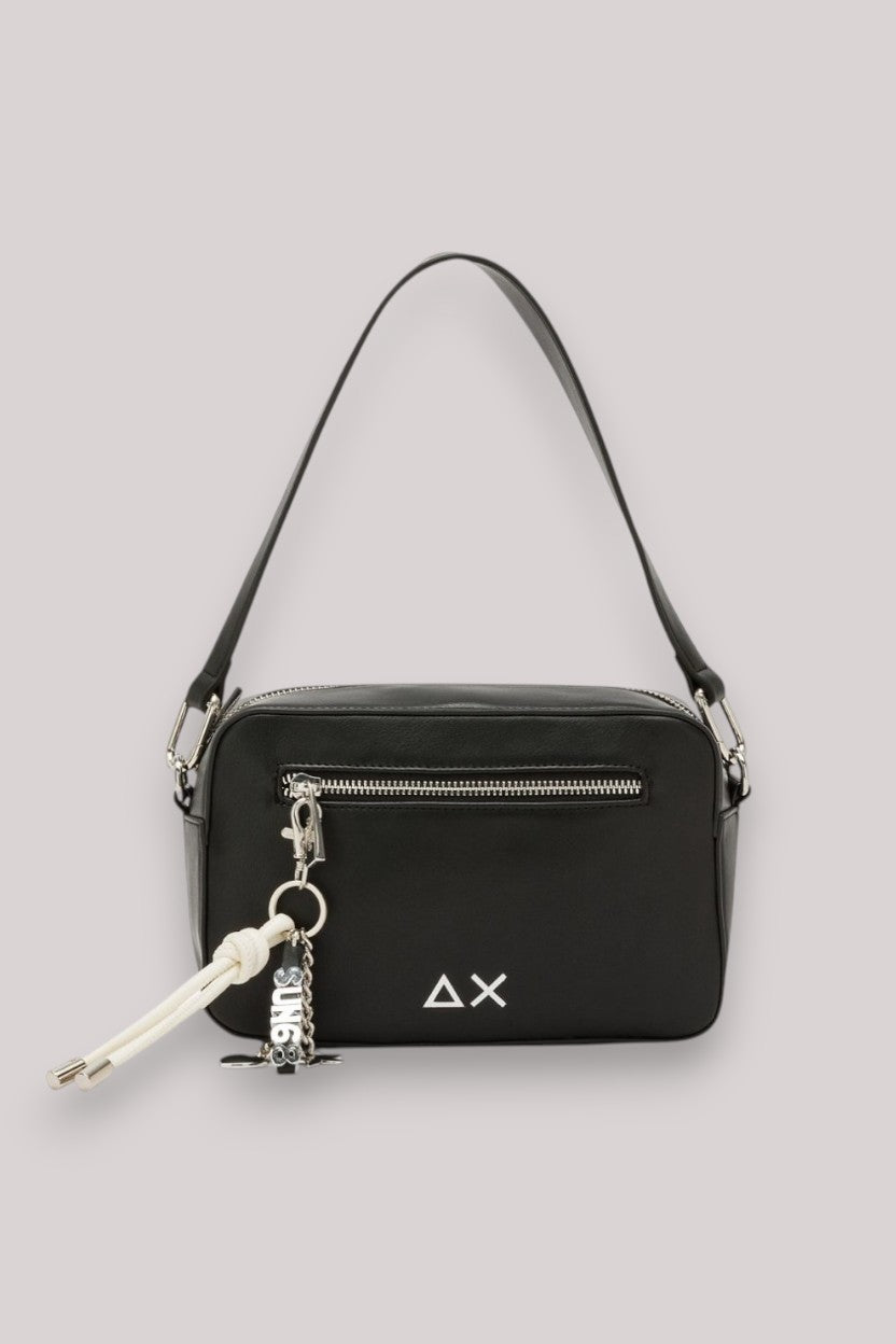 BORSA DONNA SAPONETTA BAG PREMIUM NERO - Linassi