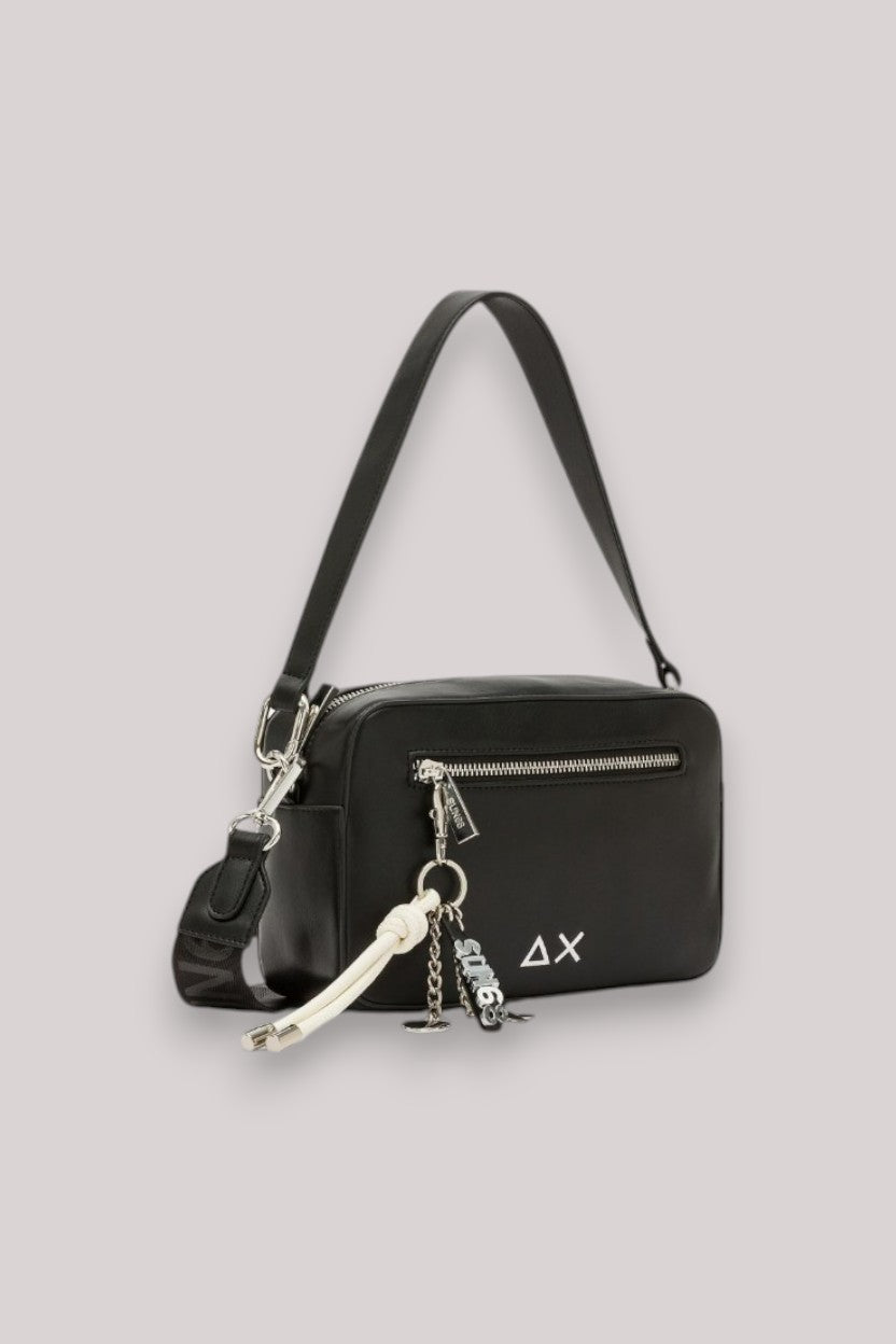 BORSA DONNA SAPONETTA BAG PREMIUM NERO - Linassi