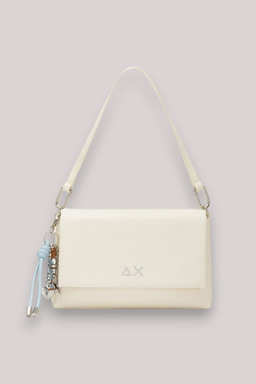 BORSA DONNA POCHETTE PREMIUM BIANCO PANNA - Linassi