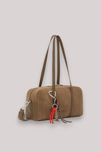 BORSA DONNA CASE BAG CORDUROY BEIGE SCURO