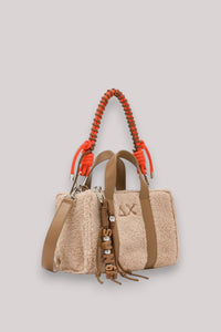 BORSA DONNA MINI BAG TEDDY BEIGE