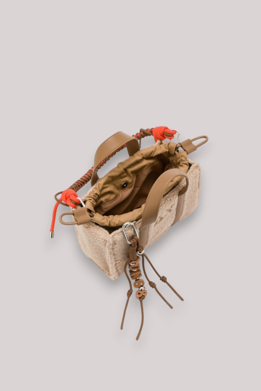 BORSA DONNA MINI BAG TEDDY BEIGE