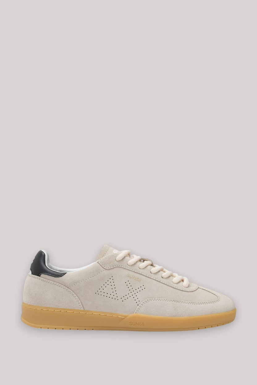 SCARPE UOMO CALIFORNIA SUN SUEDE BIANCO PANNA - Linassi