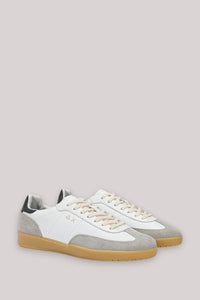 SCARPE UOMO CALIFORNIA SUN LEATHER BIANCO GRIGIO CHIARO - Linassi