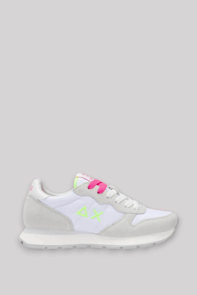 SCARPE DONNA ALLY SOLID BIANCO FUXIA FLUO - Linassi