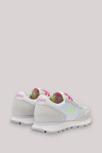 SCARPE DONNA ALLY SOLID BIANCO FUXIA FLUO - Linassi