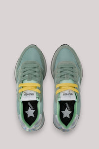 SCARPE DONNA STARGIRL GLITTER LOGO VERDE SALVIA - Linassi