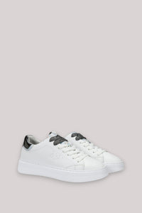 SCARPE DONNA GRACE LEATHER BIANCO/NERO - Linassi