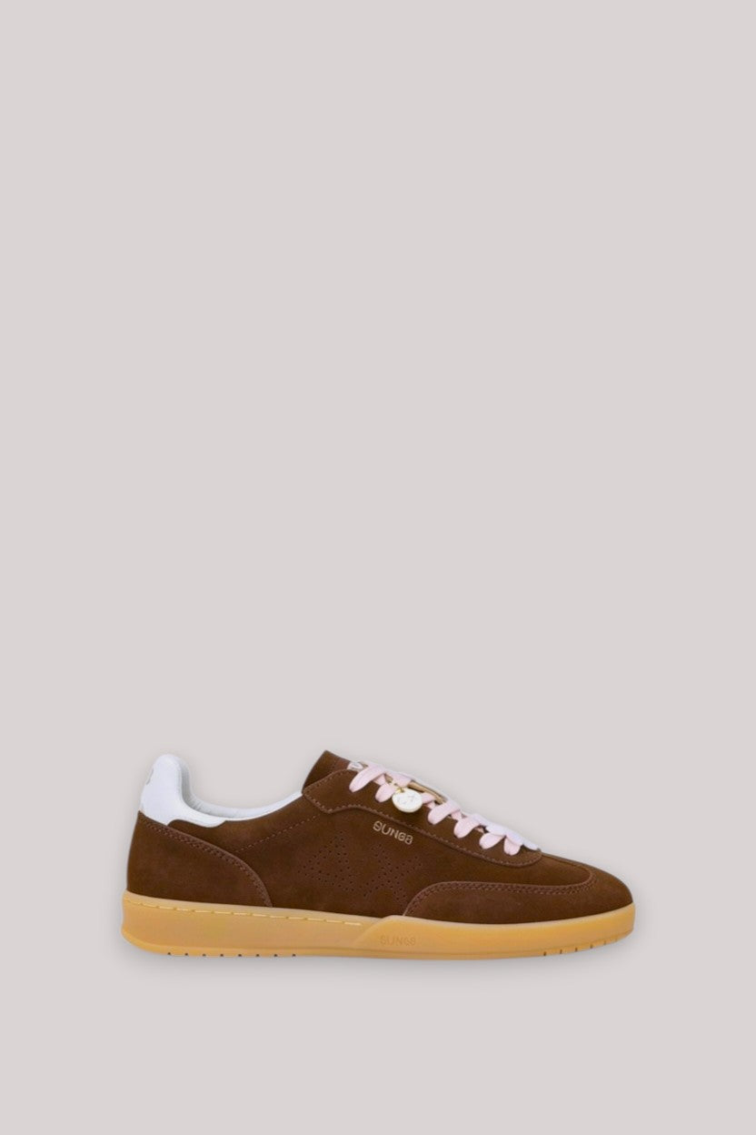 SCARPE DONNA CALIFORNIA SUN SUEDE MARRONE - Linassi