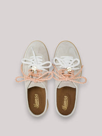 SCARPE DONNA SABOT CALIFORNIA SUN SUEDE BIANCO PANNA - Linassi
