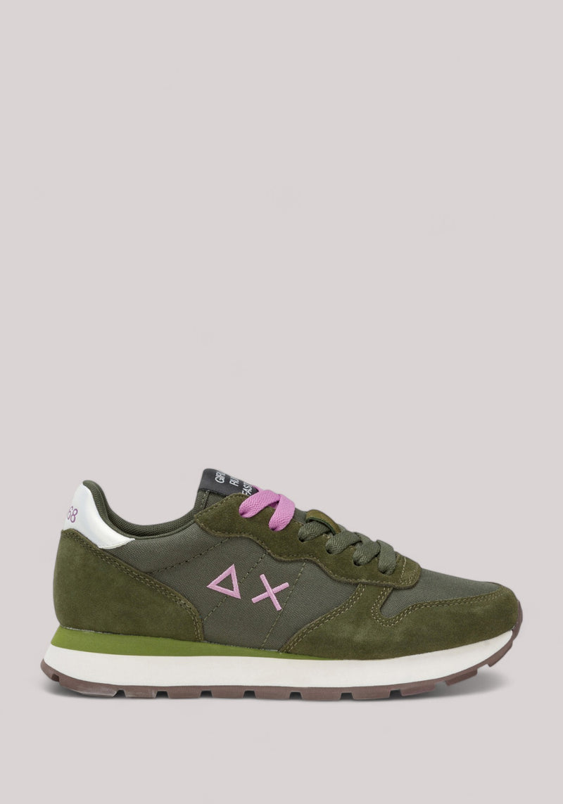 SCARPE DONNA  MILITARE SCURO - ALLY SOLID NYLON