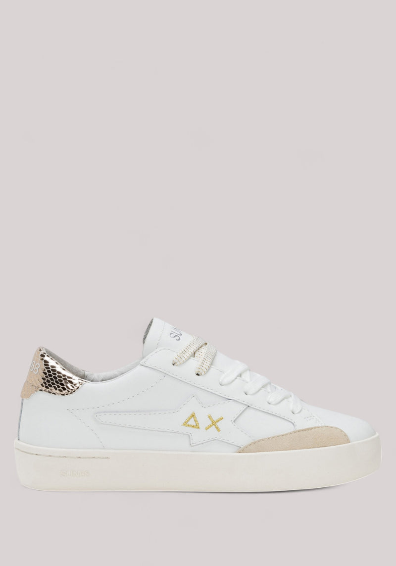 SCARPE DONNA BIANCO ORO - KATY LEATHER