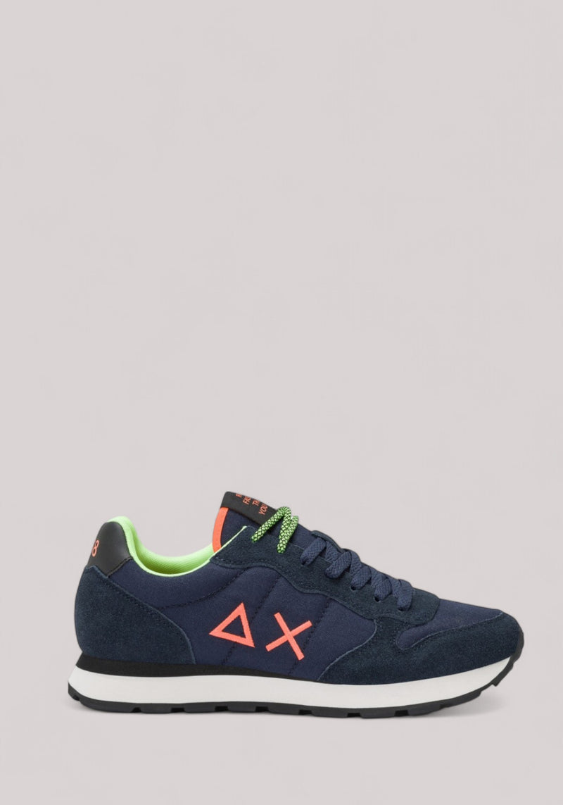 SCARPE UOMO TOM FLUO NAVY BLUE