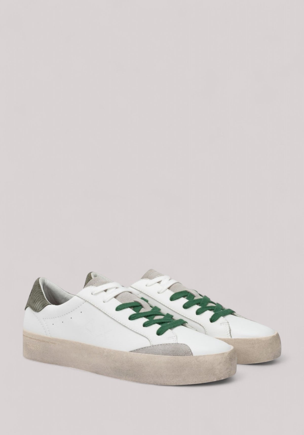 SCARPE UOMO STREET LEATHER MILITARE SCURO - Linassi