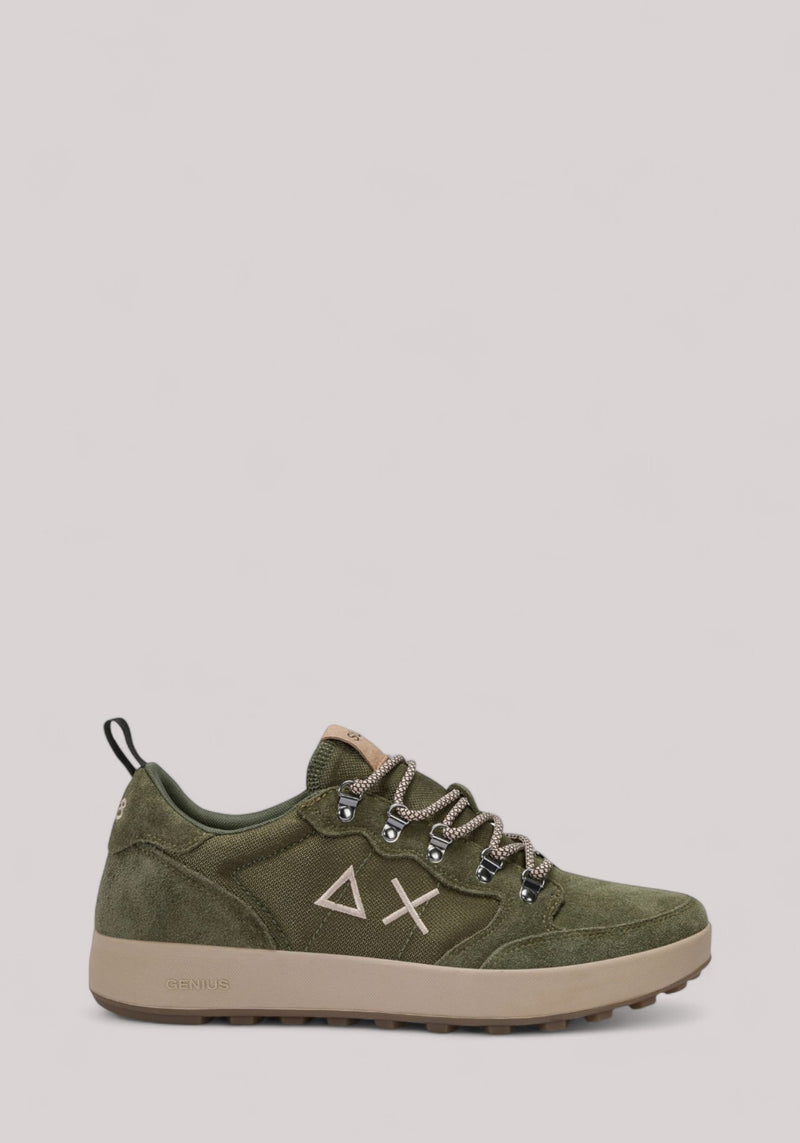 SCARPE UOMO GENIUS SOLID MILITARE SCURO