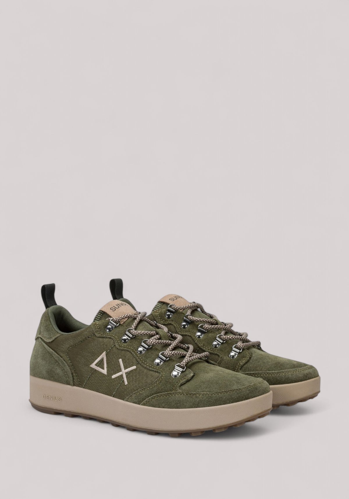 SCARPE UOMO GENIUS SOLID MILITARE SCURO