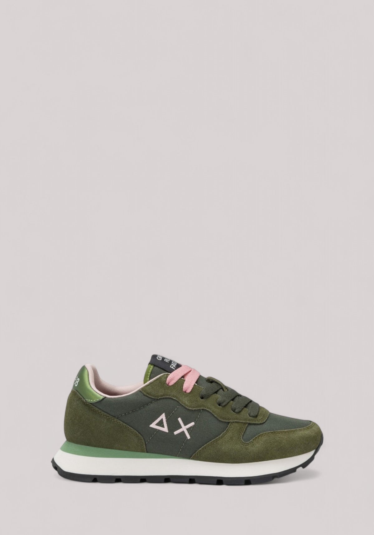 SCARPE DONNA ALLY SOLID MILITARE SCURO - Linassi