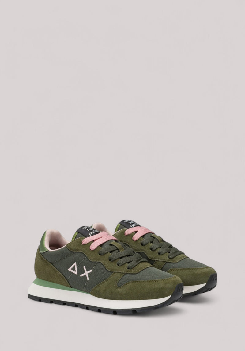 SCARPE DONNA ALLY SOLID MILITARE SCURO - Linassi