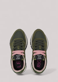 SCARPE DONNA ALLY SOLID MILITARE SCURO - Linassi