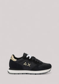 SCARPE DONNA ALLY GOLD SILVER NERO - Linassi