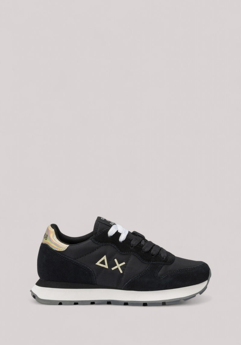 SCARPE DONNA ALLY GOLD SILVER NERO - Linassi