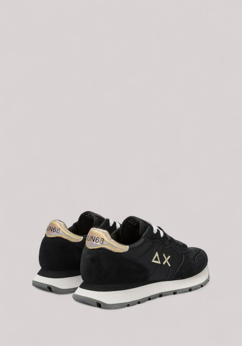 SCARPE DONNA ALLY GOLD SILVER NERO - Linassi