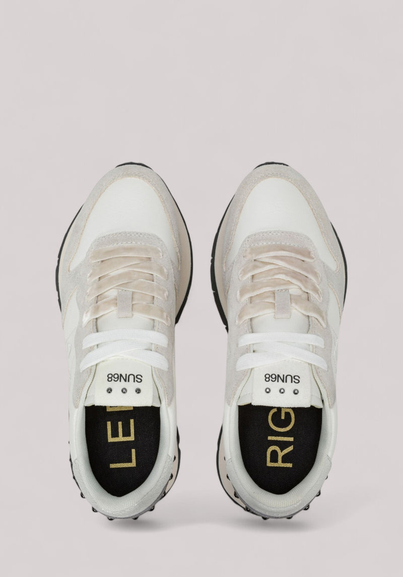 SCARPE DONNA ALLY STUDS BIANCO PANNA