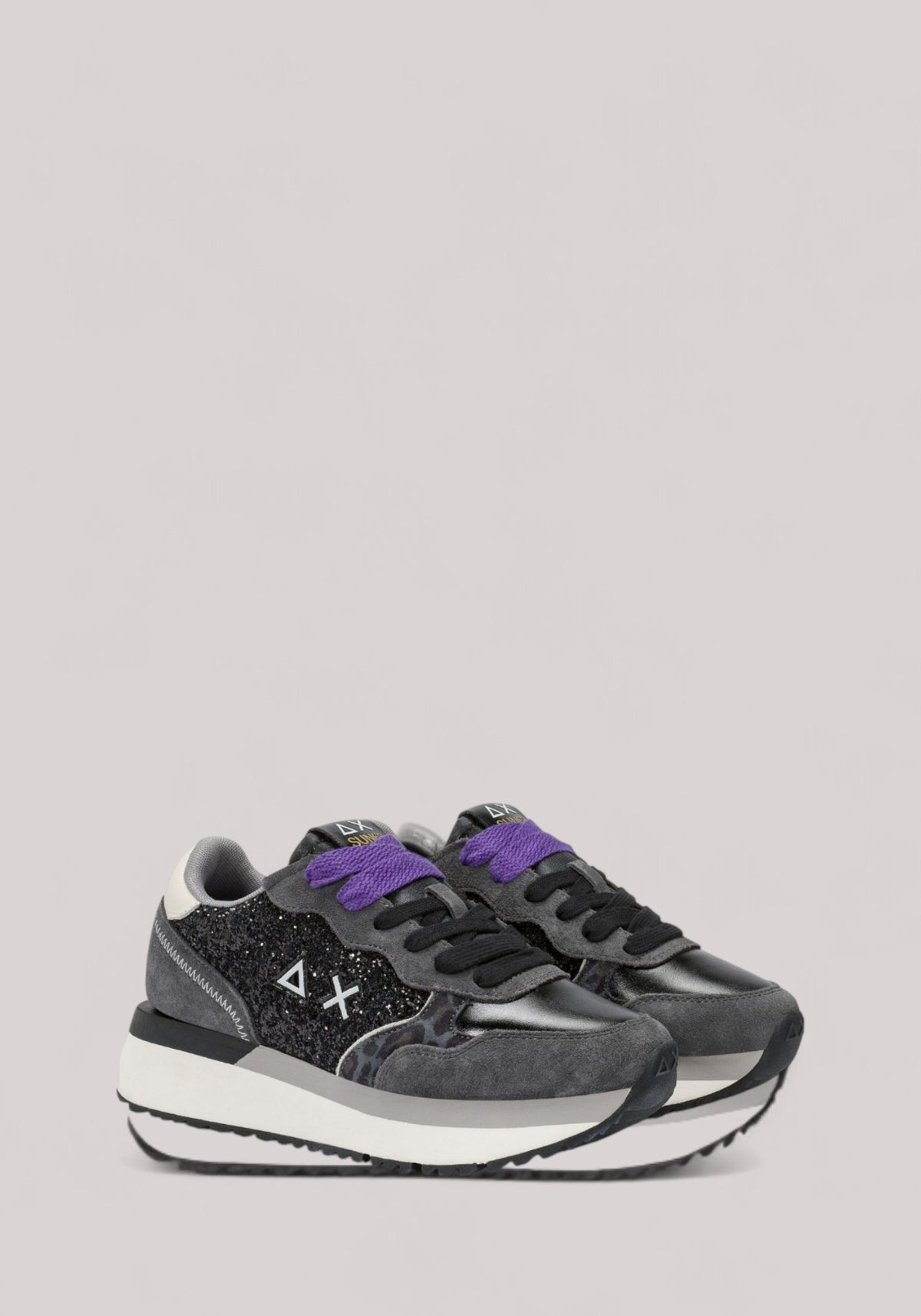 SCARPE DONNA BIG ALLY GLITTER NERO