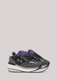 SCARPE DONNA BIG ALLY GLITTER NERO