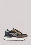 SCARPE DONNA BIG STARGIRL MIX MATERIAL NERO