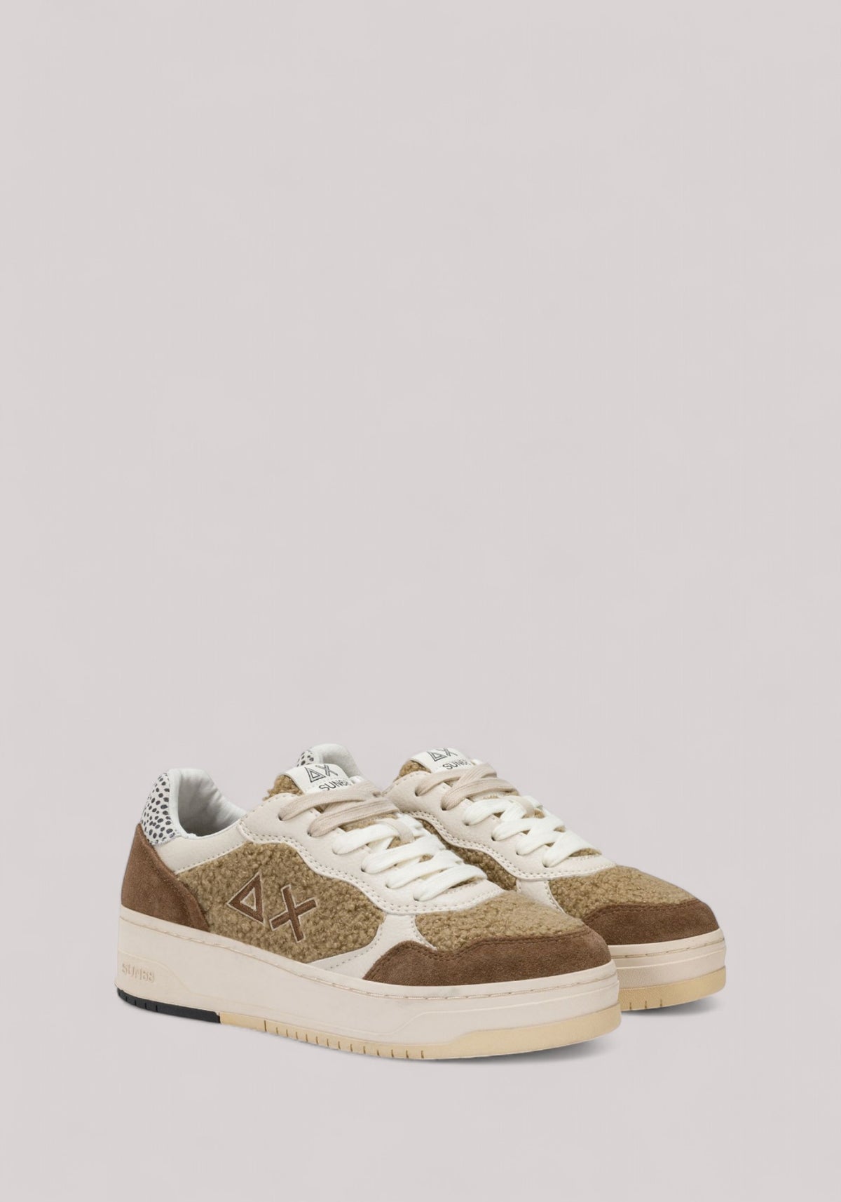 SCARPE DONNA BASKET LOVE LADY TEDDY BEIGE