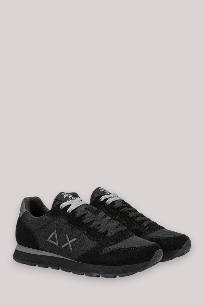SCARPE UOMO TOM SOLID NERO GRIGIO SCURO