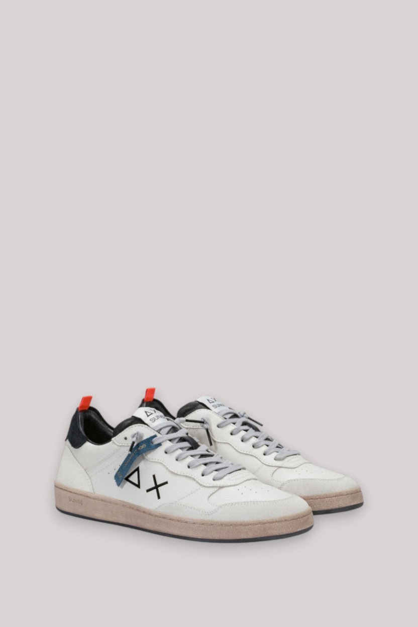 SCARPE UOMO URBAN BASKET BIANCO PANNA/NERO