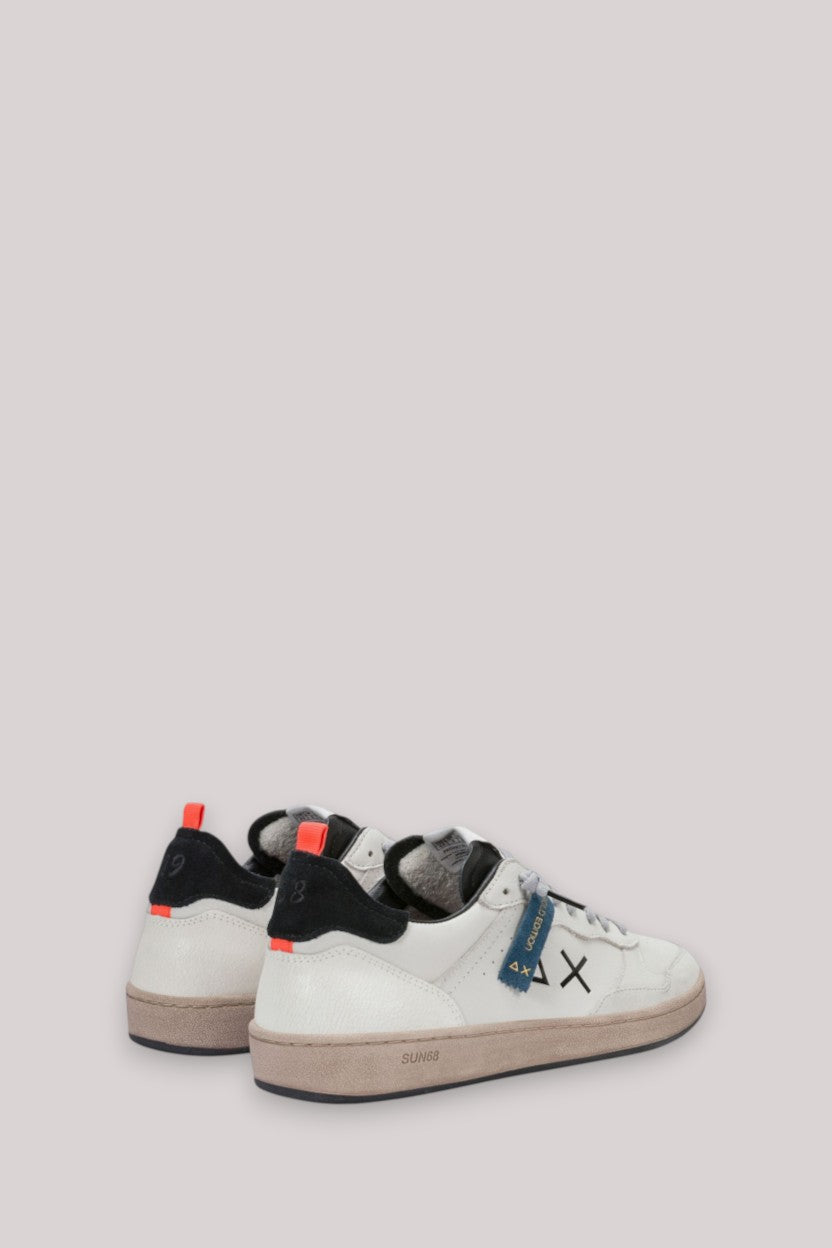 SCARPE UOMO URBAN BASKET BIANCO PANNA/NERO