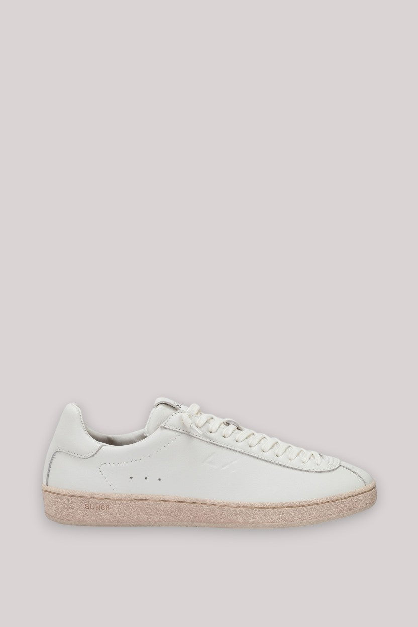 SCARPE UOMO URBAN PEAK LEATHER BIANCO PANNA - Linassi