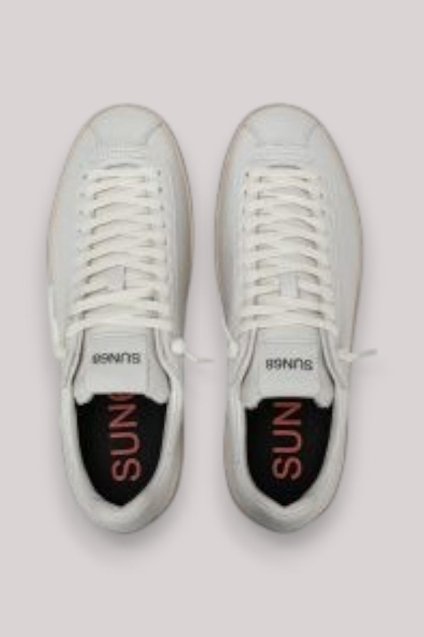 SCARPE UOMO URBAN PEAK LEATHER BIANCO PANNA - Linassi