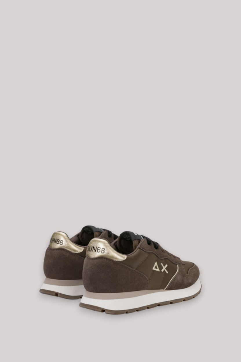 SCARPE DONNA ALLY SILVER GOLD MARRONE
