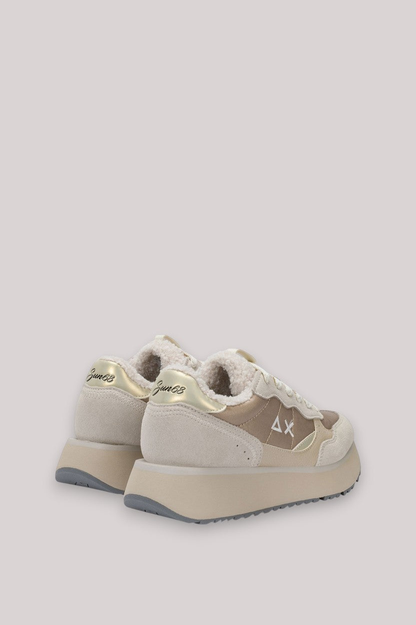 SCARPE DONNA BIG ALLY TEDDY FUR BIANCO PANNA - Linassi