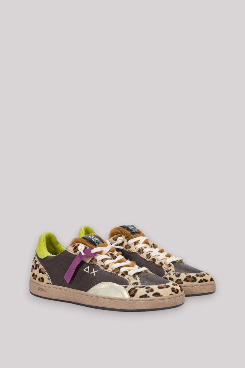SCARPE DONNA URBAN STREET ANIMALIER MARRONE - Linassi