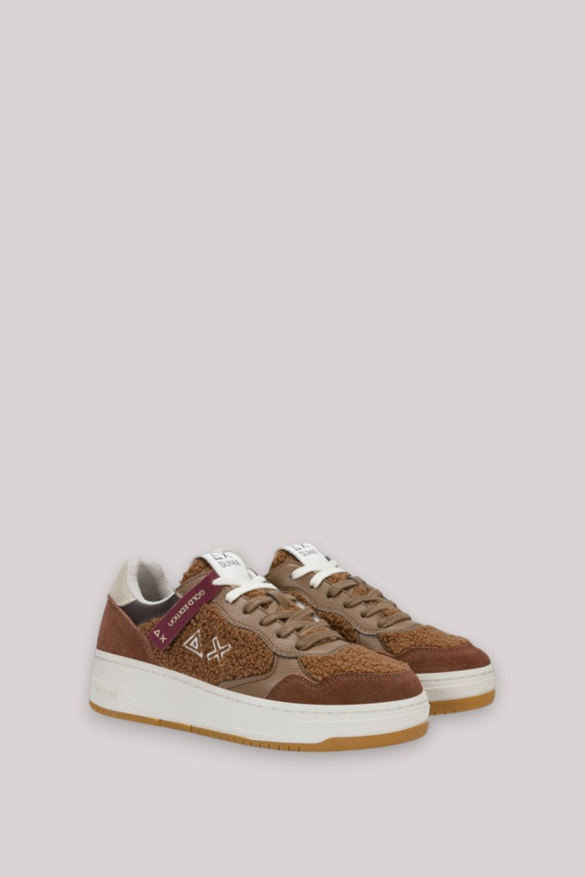 SCARPE DONNA BASKET LOVE LADY TEDDY VOLPE