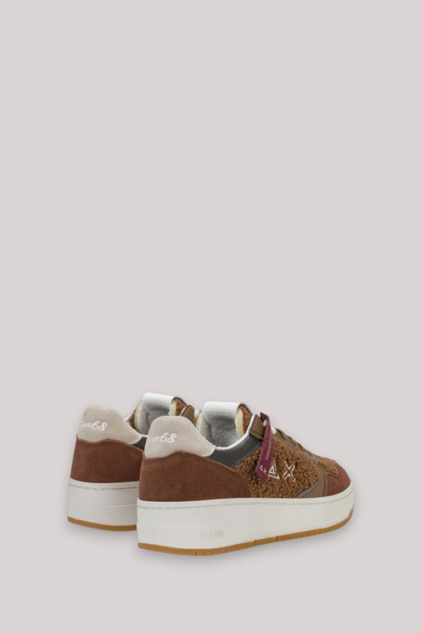 SCARPE DONNA BASKET LOVE LADY TEDDY VOLPE