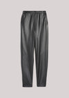 PANTALONE DONNA IN ECOPELLE NERO