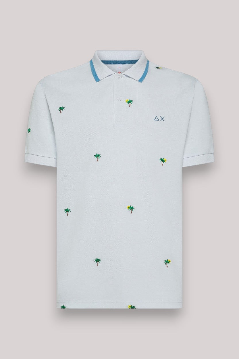 POLO UOMO FANTASIA BIANCO - A35128 01