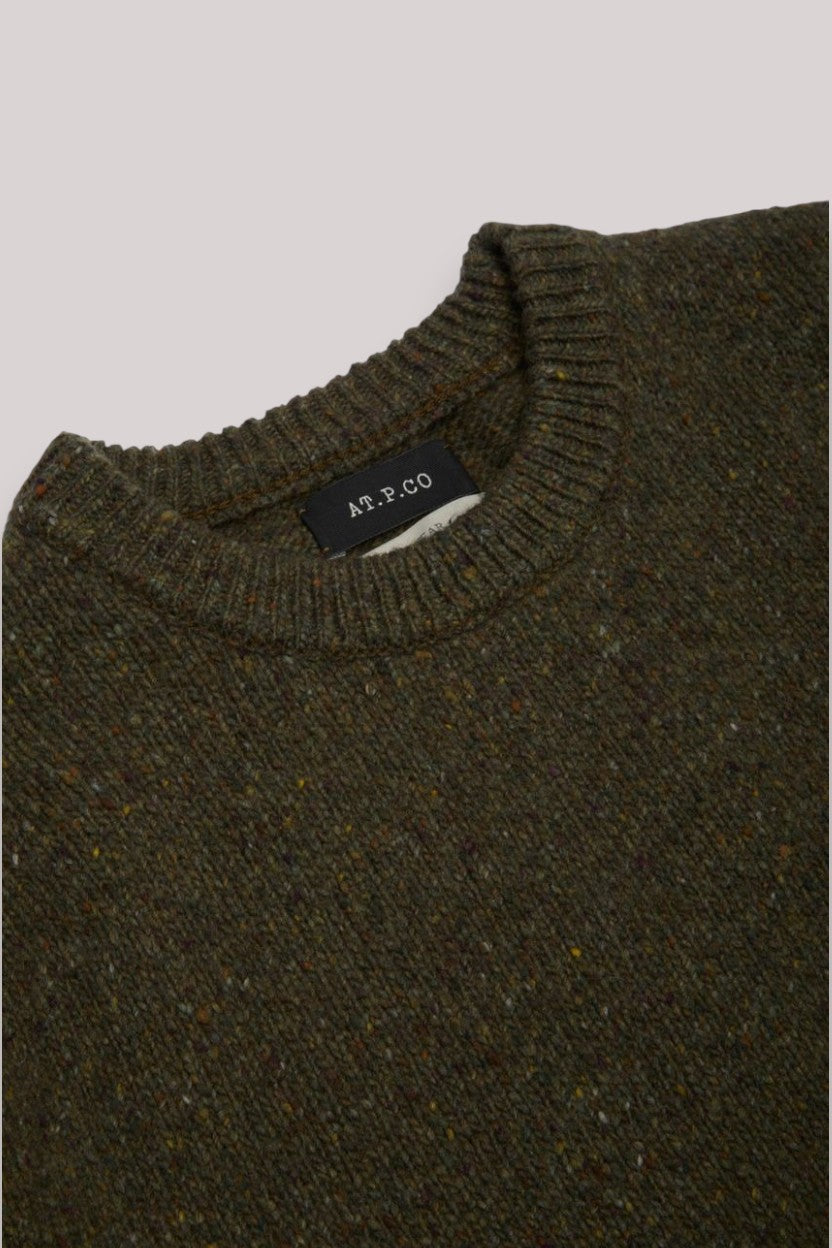 MAGLIA UOMO VERDE MILITARE - A33422CROFT - Linassi